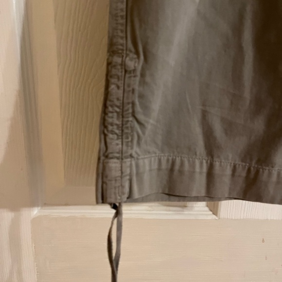 NWT Caribbean Joe khaki green 100% cotton cargo pants - Picture 5 of 15